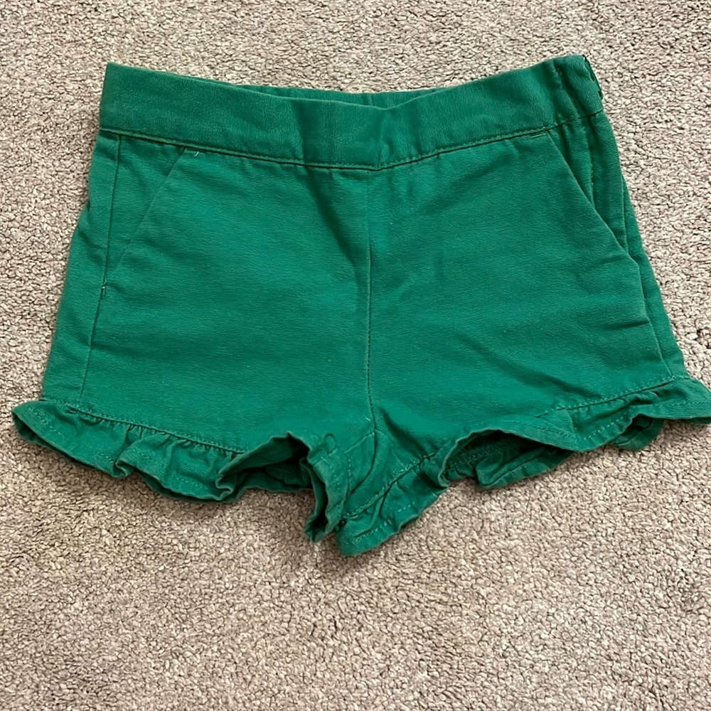 Janie and Jack green shorts